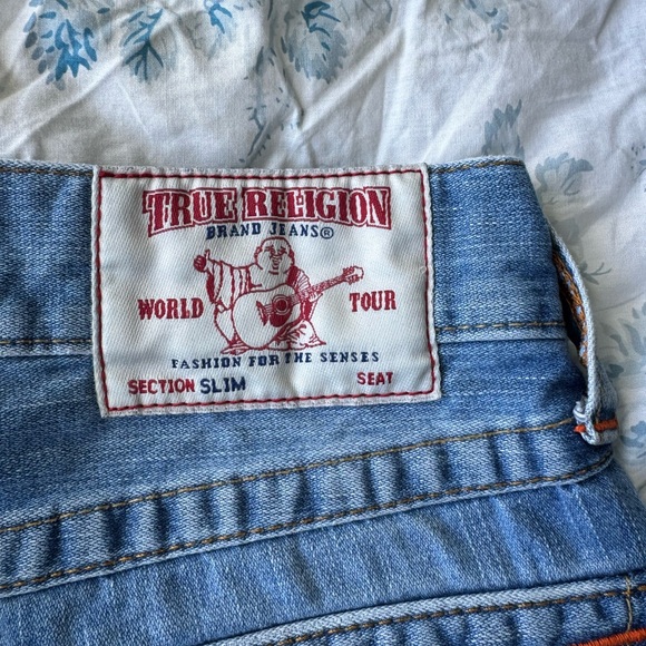 True Religion Women's Sky Blue Jeans - Picture 4 of 14